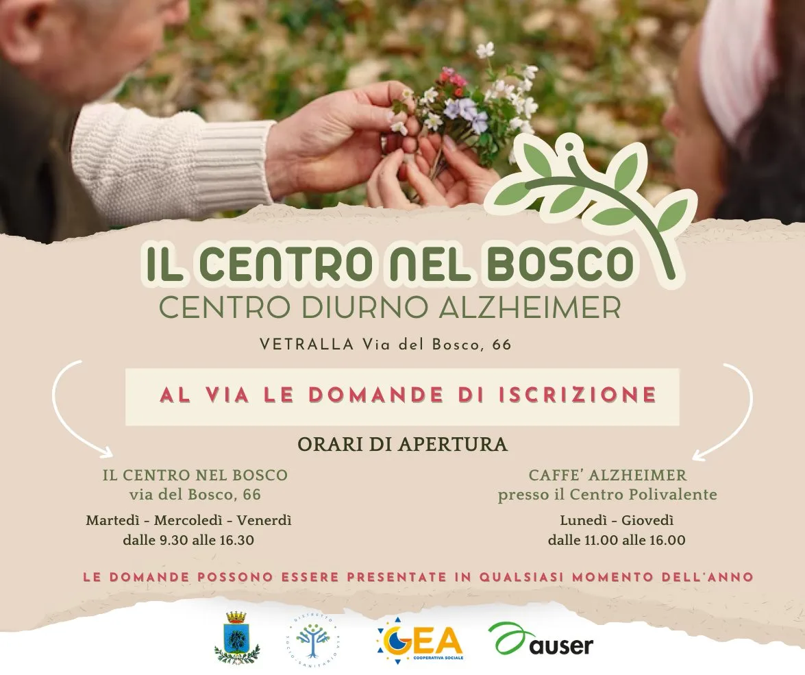 Immagine di Alzheimer, aperte le iscrizioni per il Centro nel Bosco