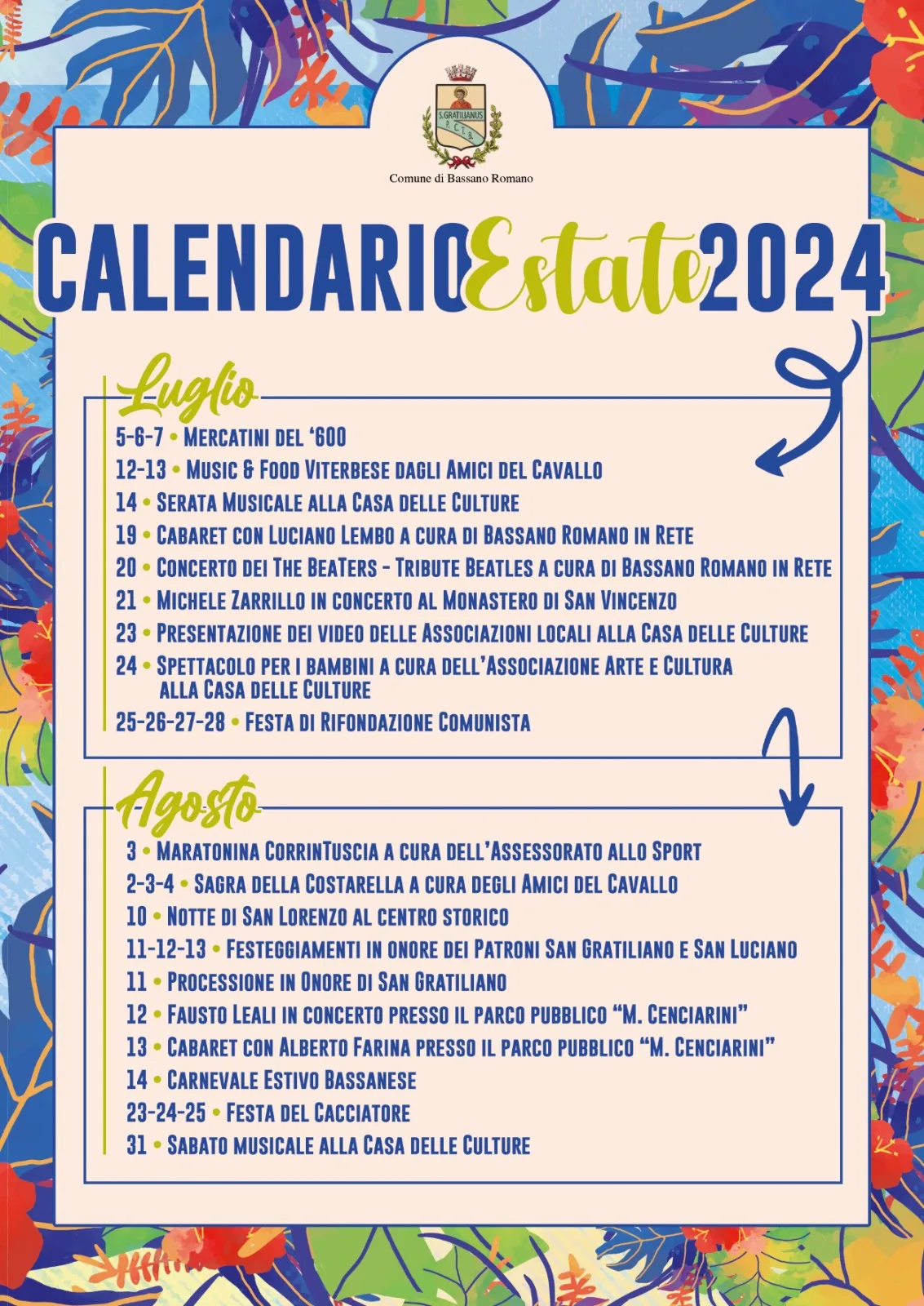 Immagine di Calendario Estate Bassanese 2024